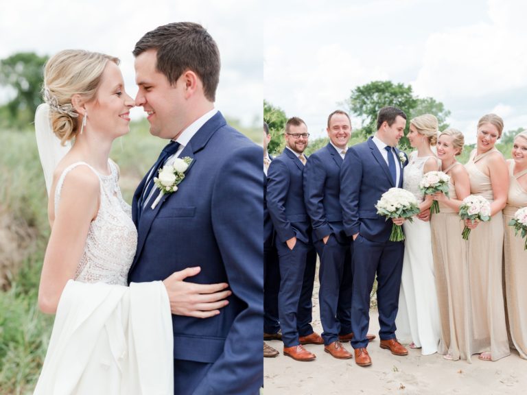 Wade &amp; Jenny A Gold &amp; Navy Wedding at The John Michael
