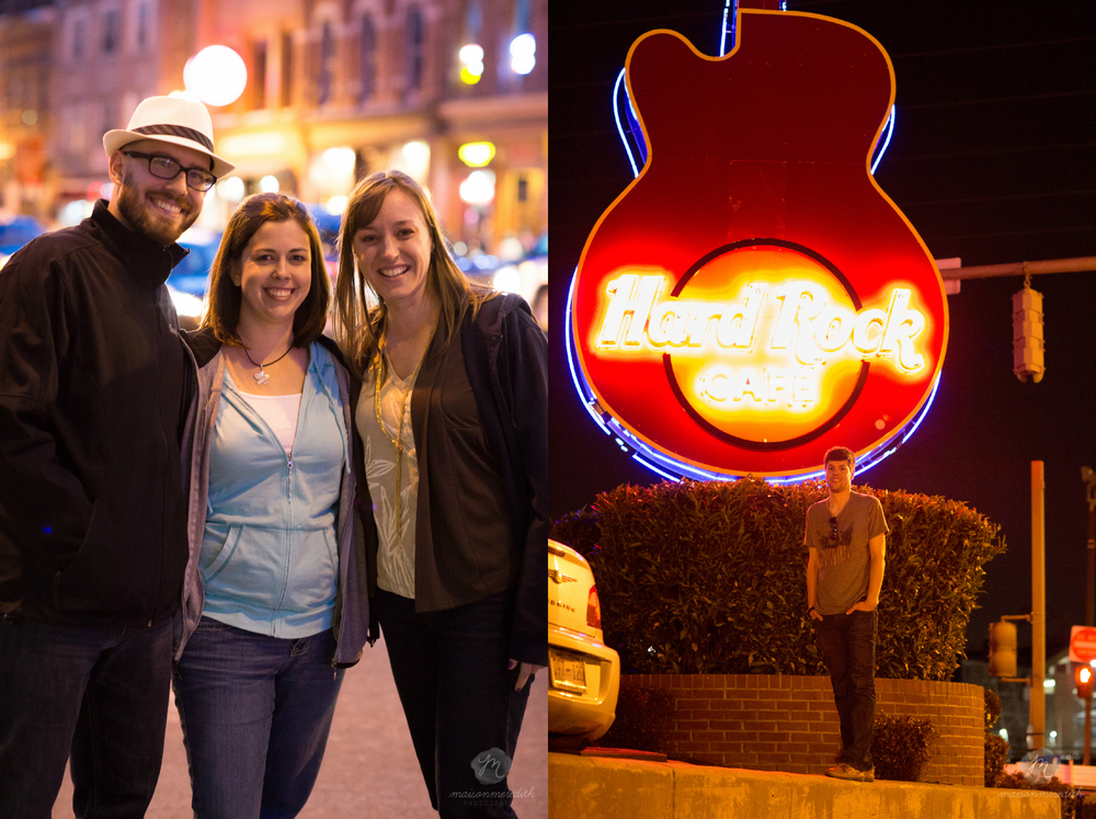 A HUGE thank you to Chad + Amber's friend, Jamie, for spending time with us + showing us around Nashville!!
