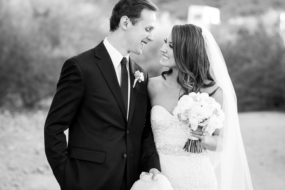 Laura + husband Skylar on their wedding day last year in Phoenix, AZ. Photo by the incredibly talented Caleb Engel ; )