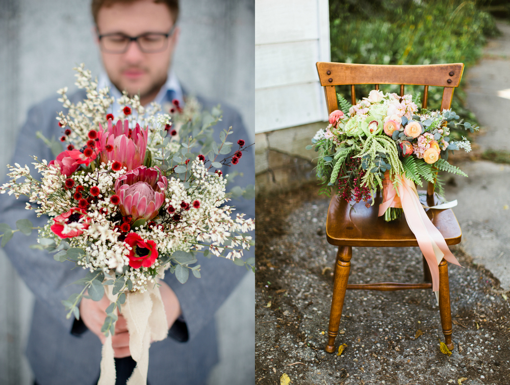 First Photo by Generations Wedding Flowers & Photography, Second Photo by Molly Jo Collection