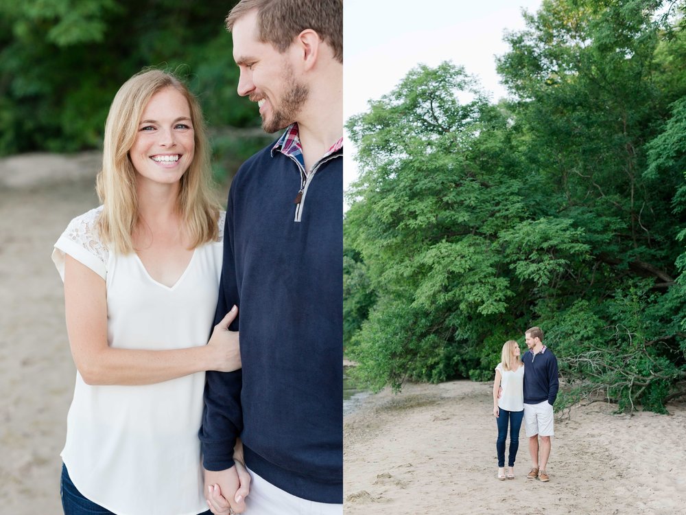 Lucas + Alison | Engaged | A Preppy Engagement Session at Atwater Beach ...