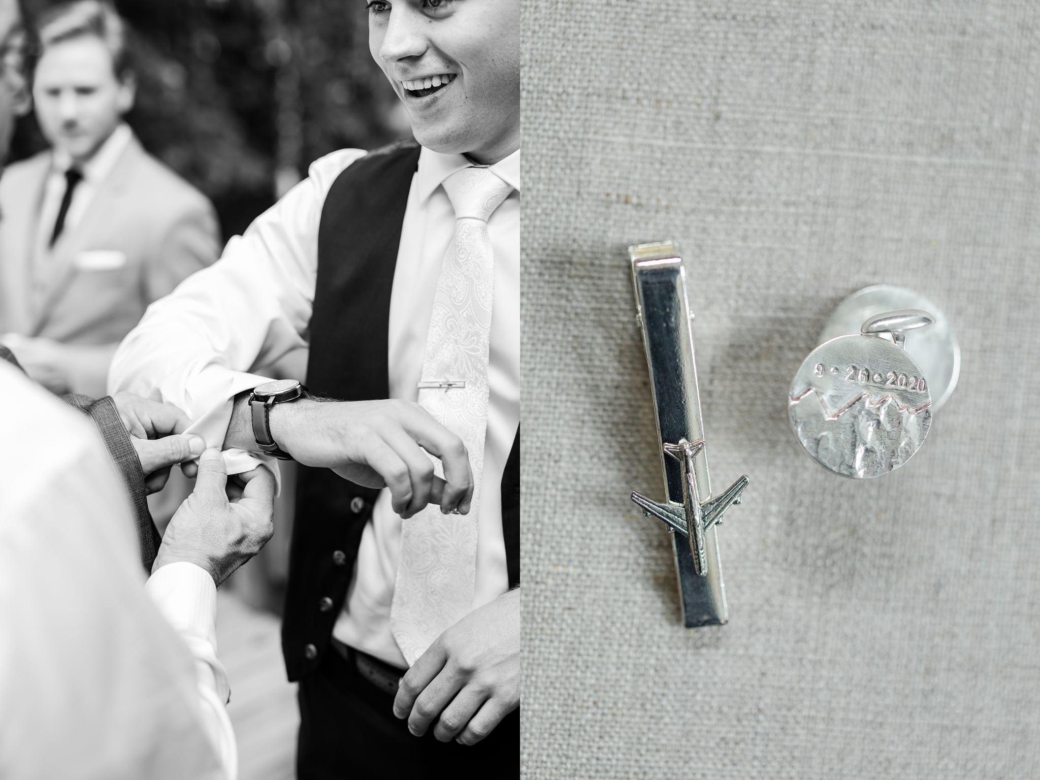 groom-custom-tie-clip-cuffs