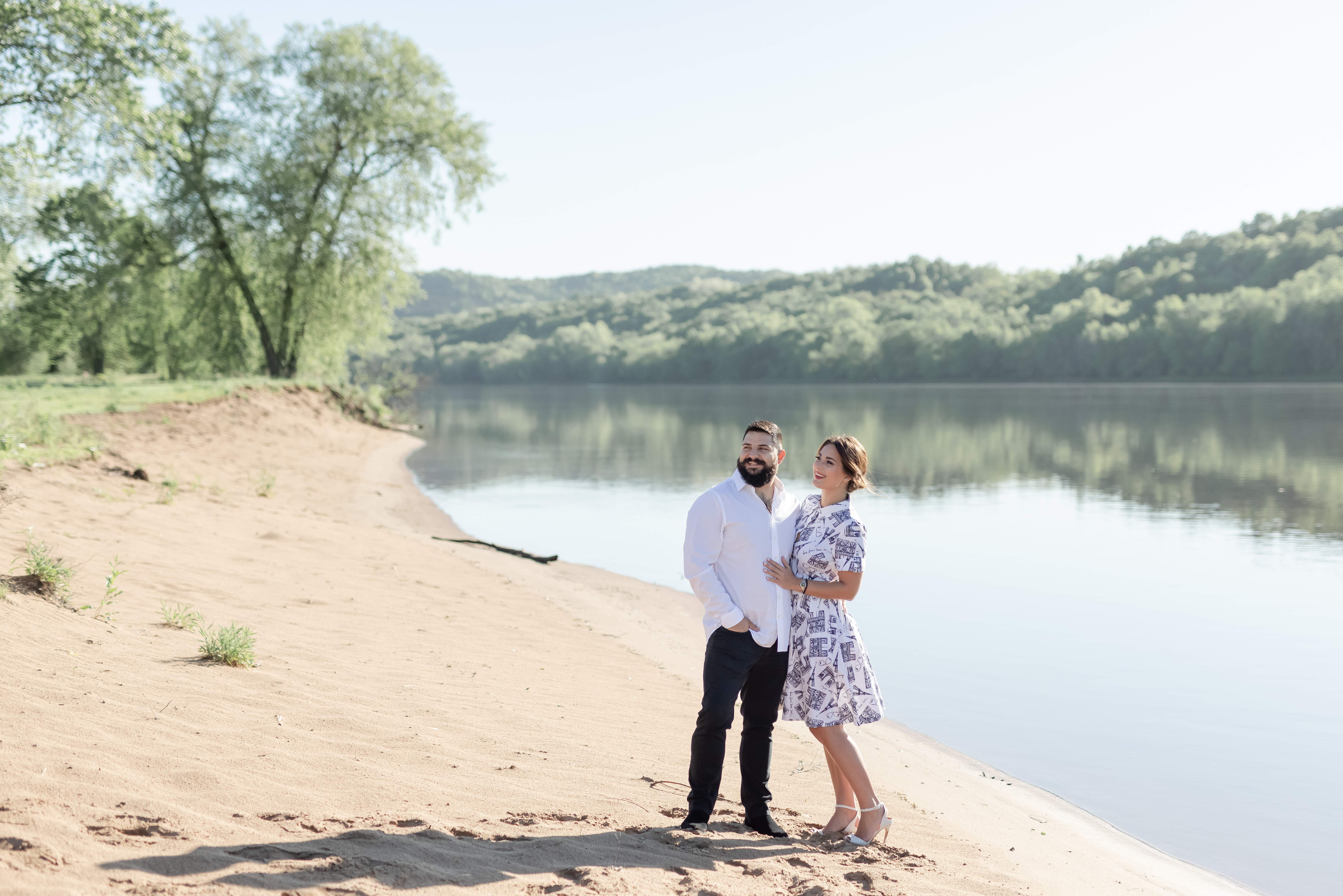 wisconsin-river-engagement-session