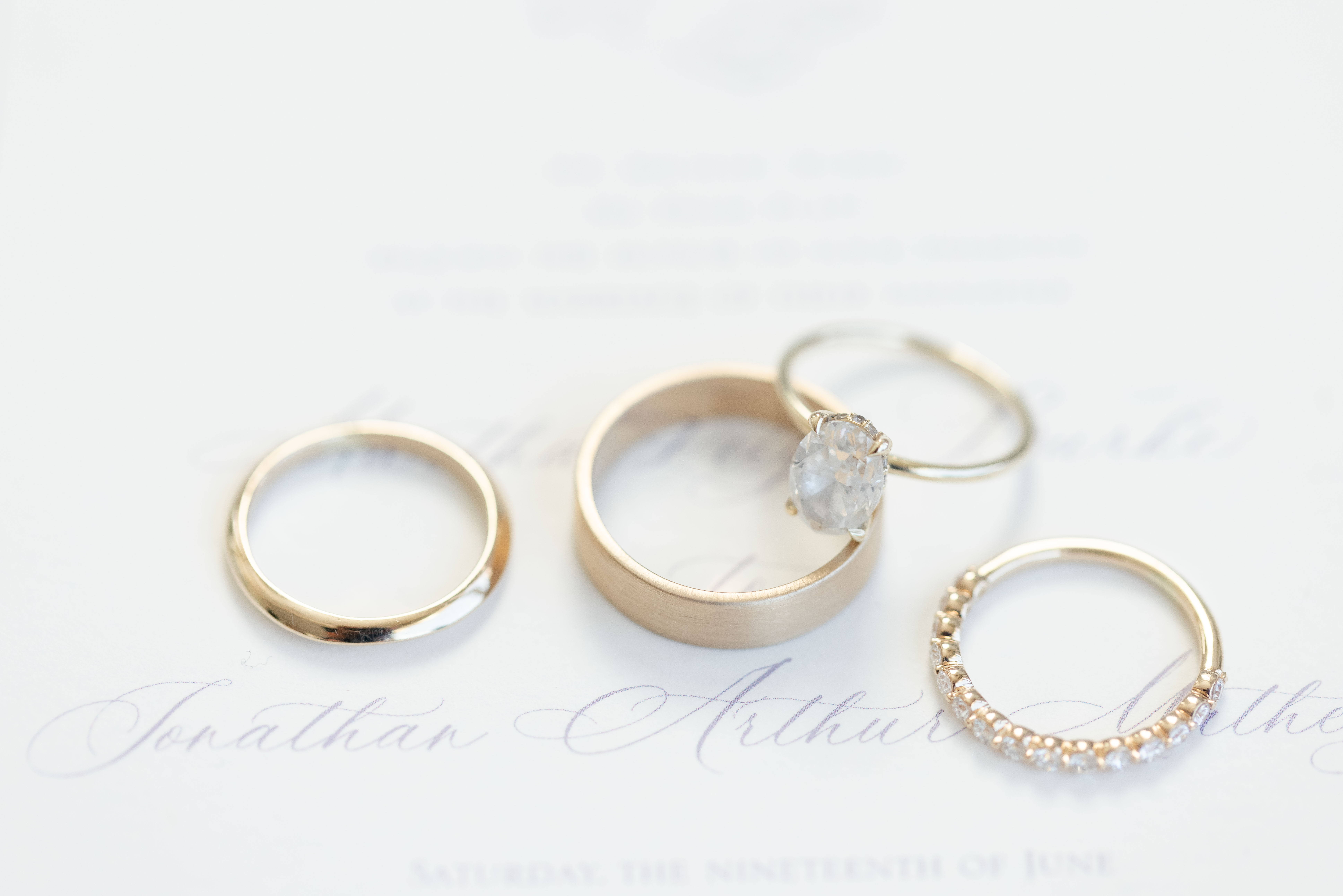 gold-wedding-ring-set