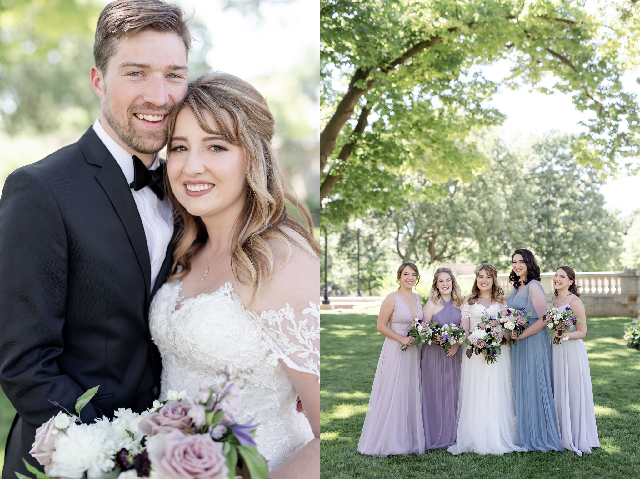 purple-blue-bridesmaid-dresses