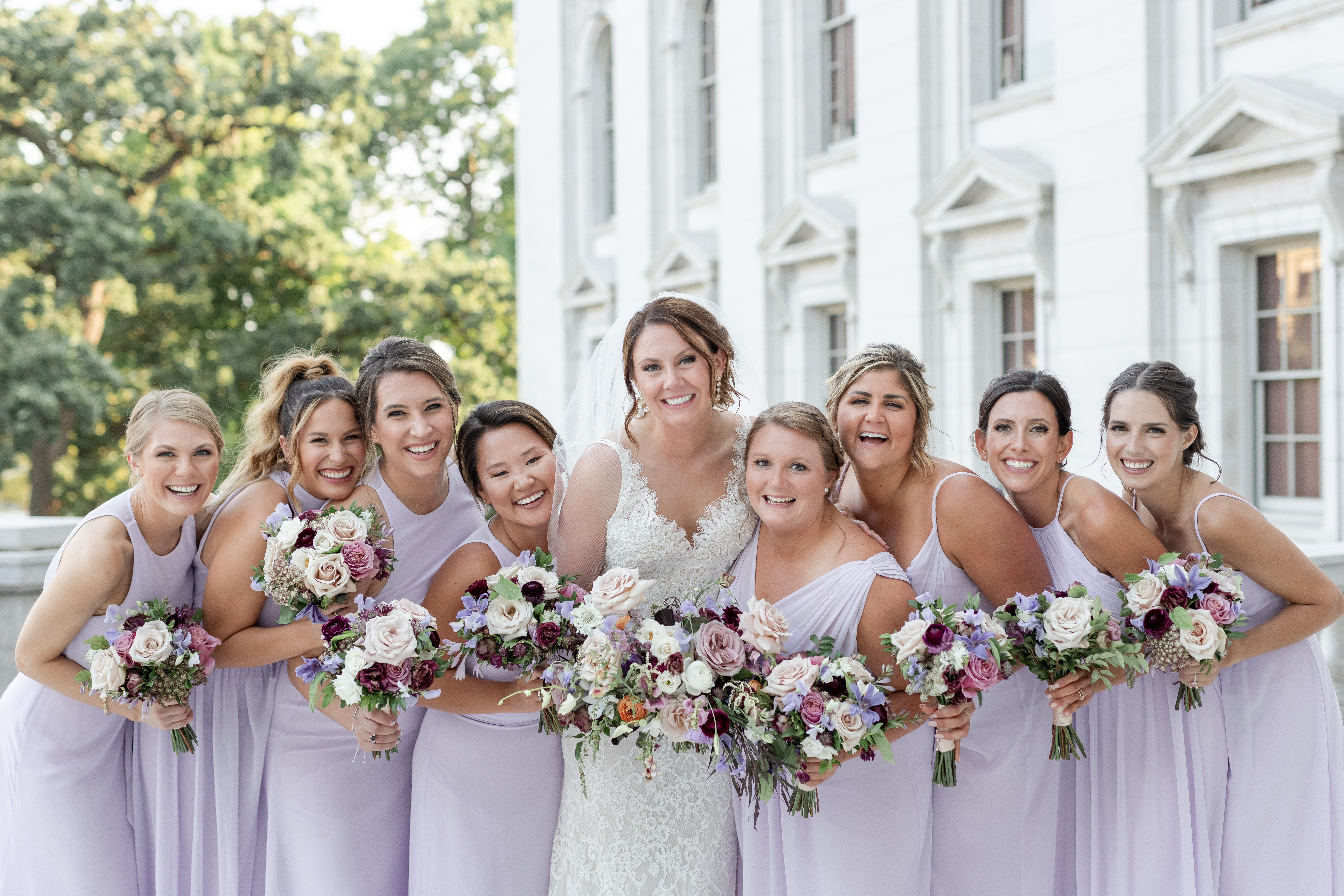 lilac-bridesmaid-dresses