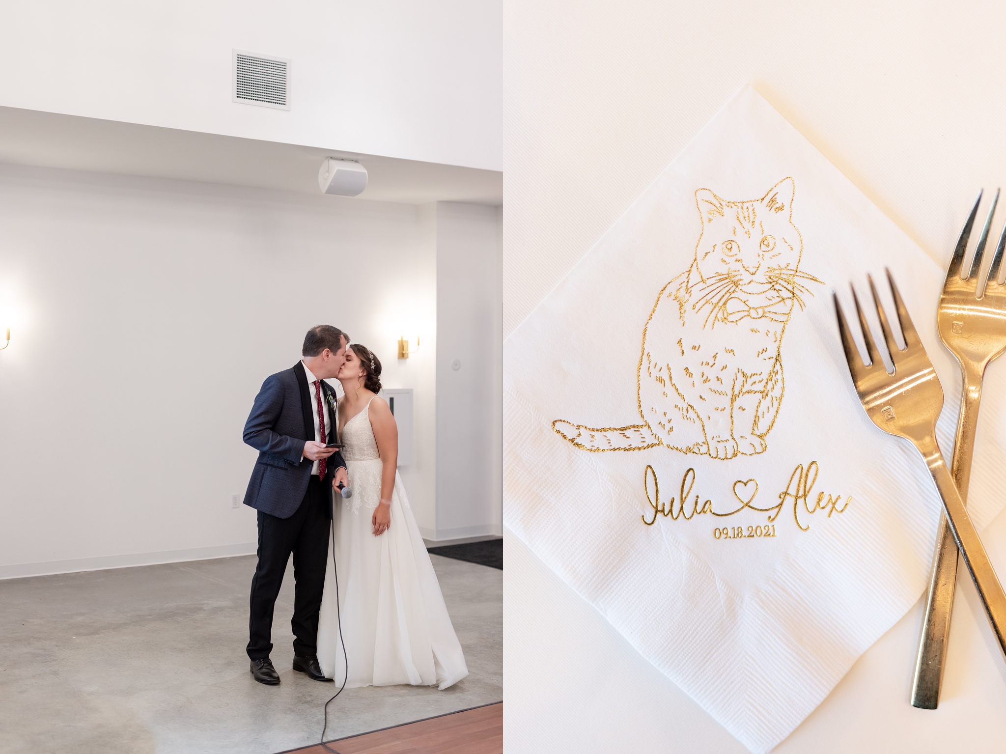 custom-wedding-napkins-gold-foil