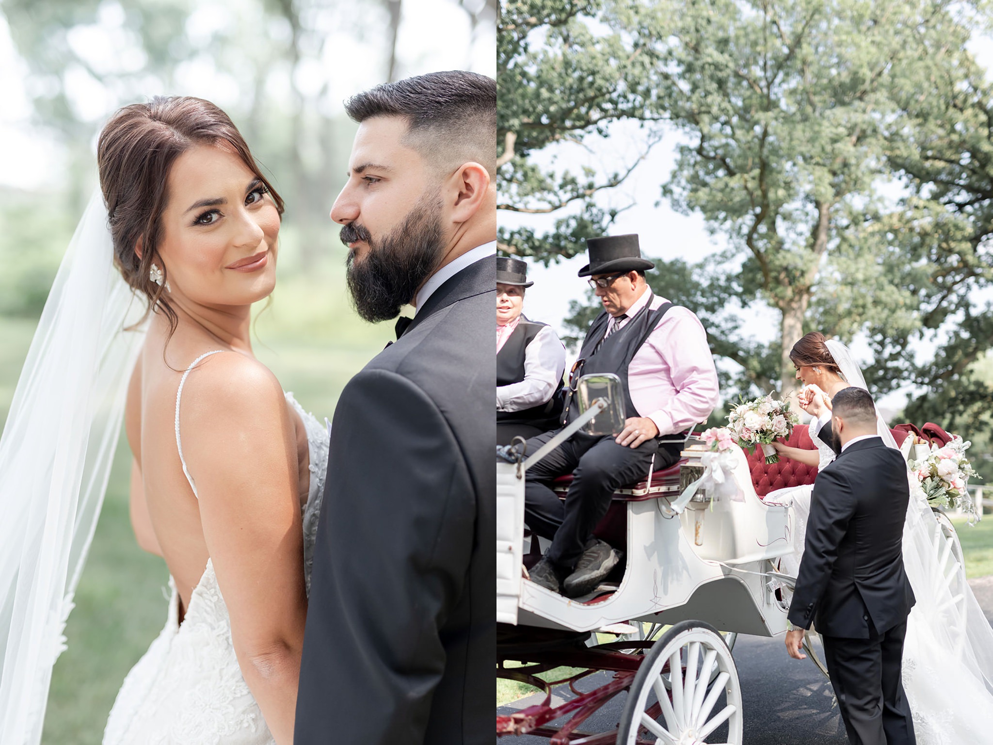 wedding-carriage-bride-groom