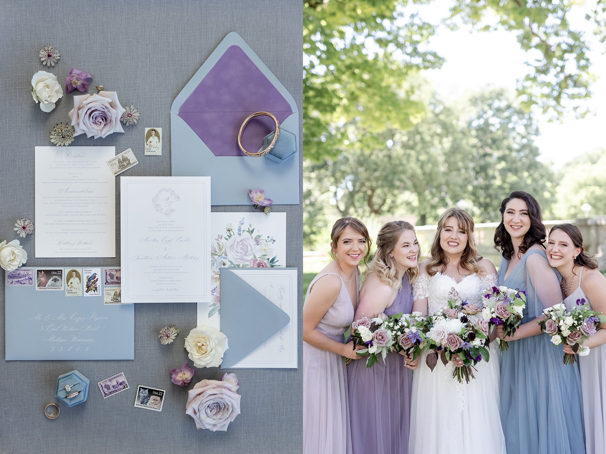 light-blue-purple-velvet-wedding-invitation-suite