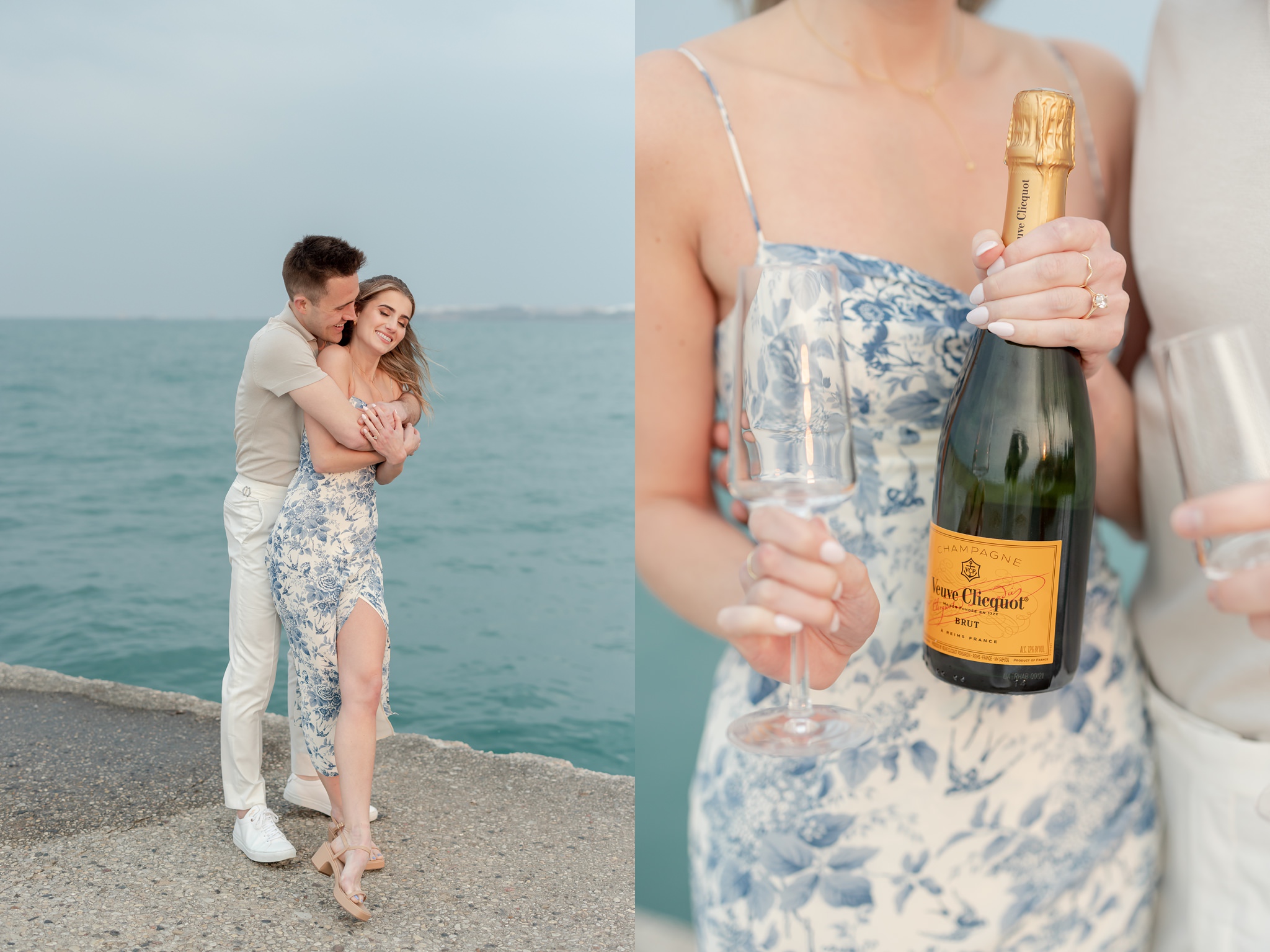 chicago-engagement-champagne-toast