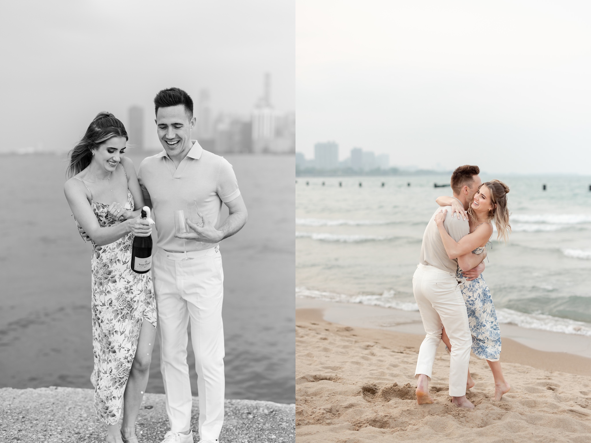chicago-engagement-champagne-toast-photos