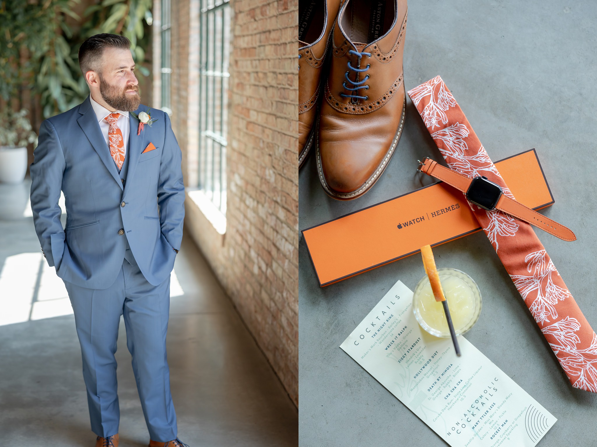 burnt-orange-groom-details