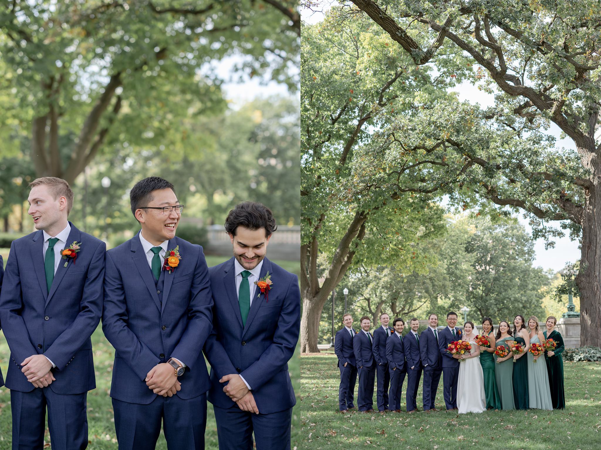 navy-groomsmen-suits-fall-wedding-madison-wi