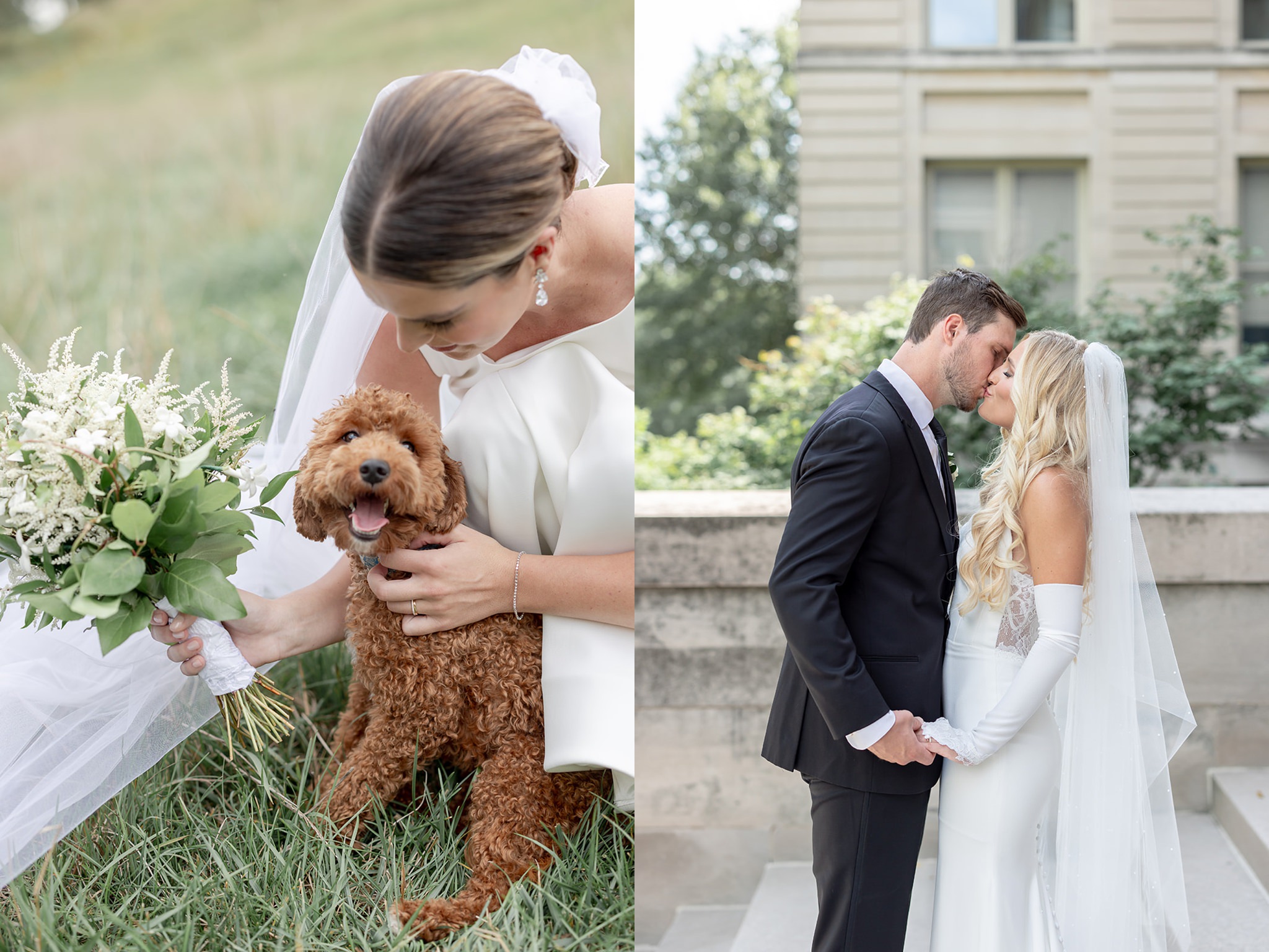 bride-dog-wedding-day
