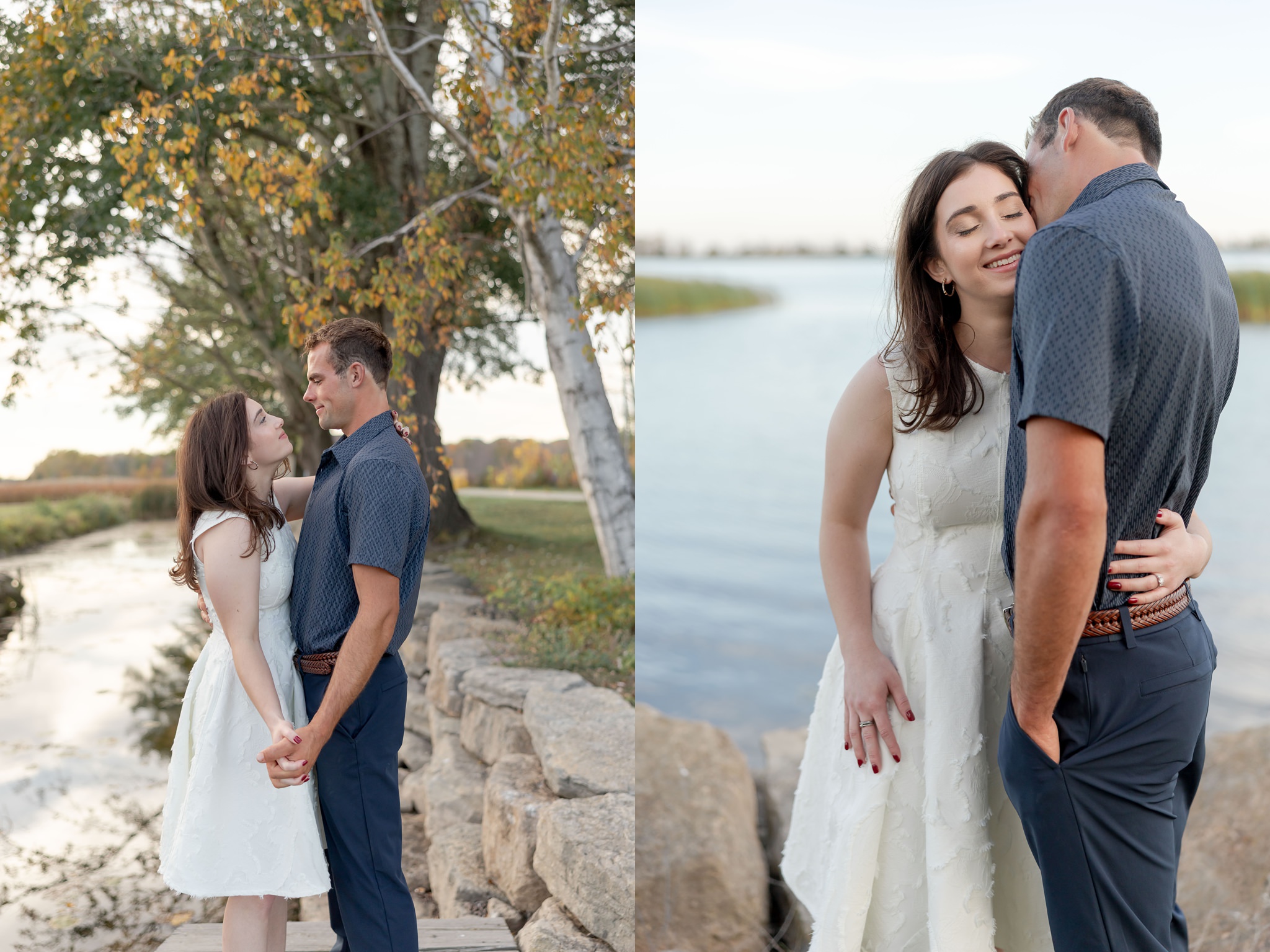 fall-engagement-photography-water